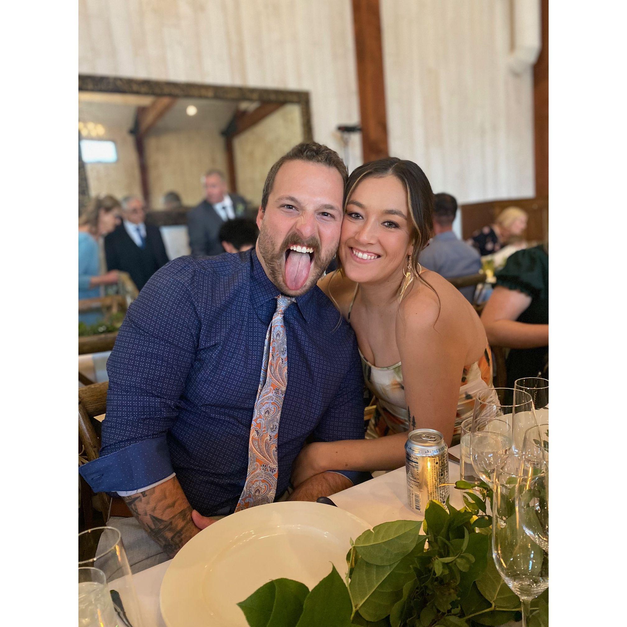 Our first wedding together! April '22