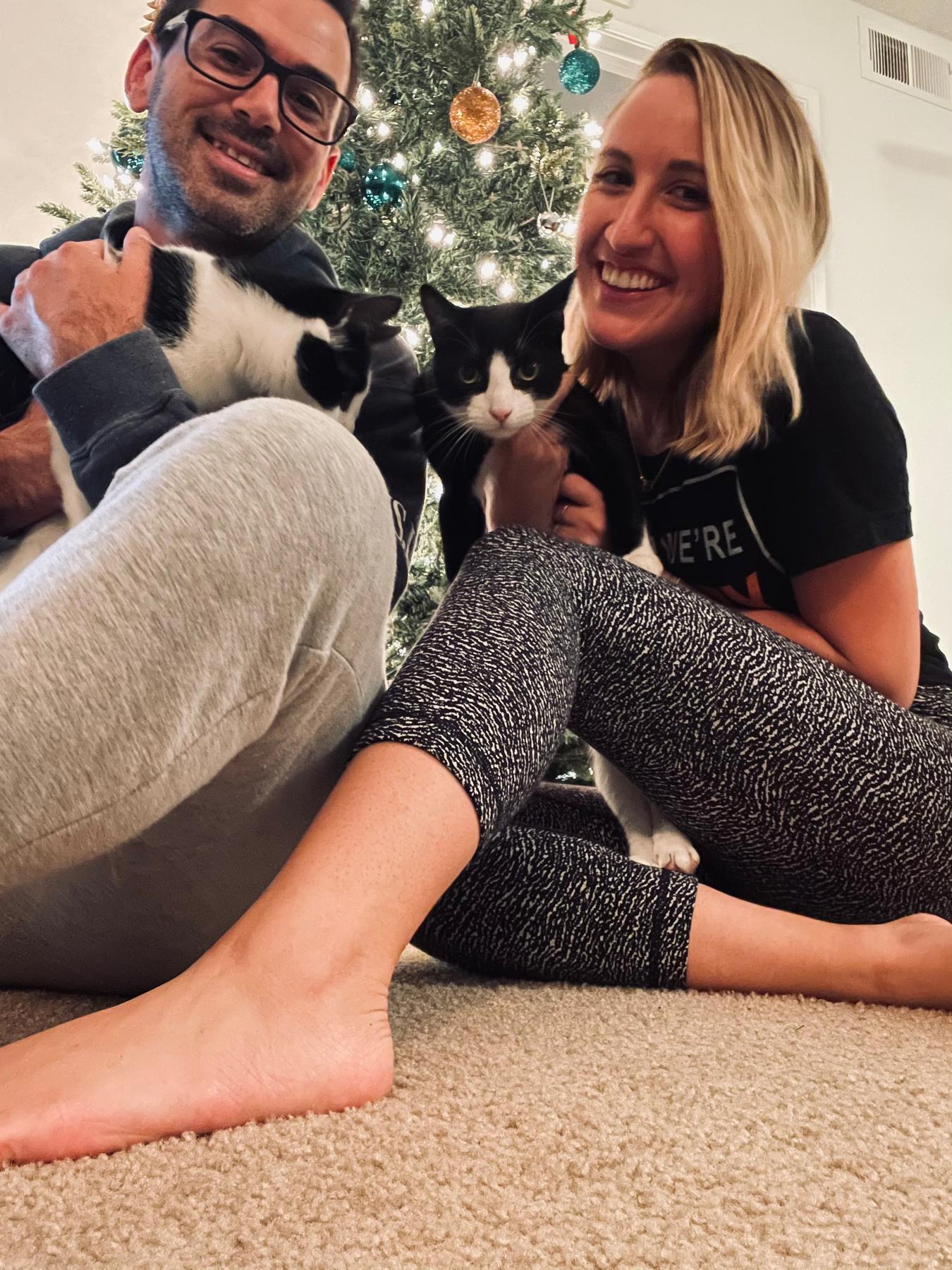 First Christmas with the kitties!