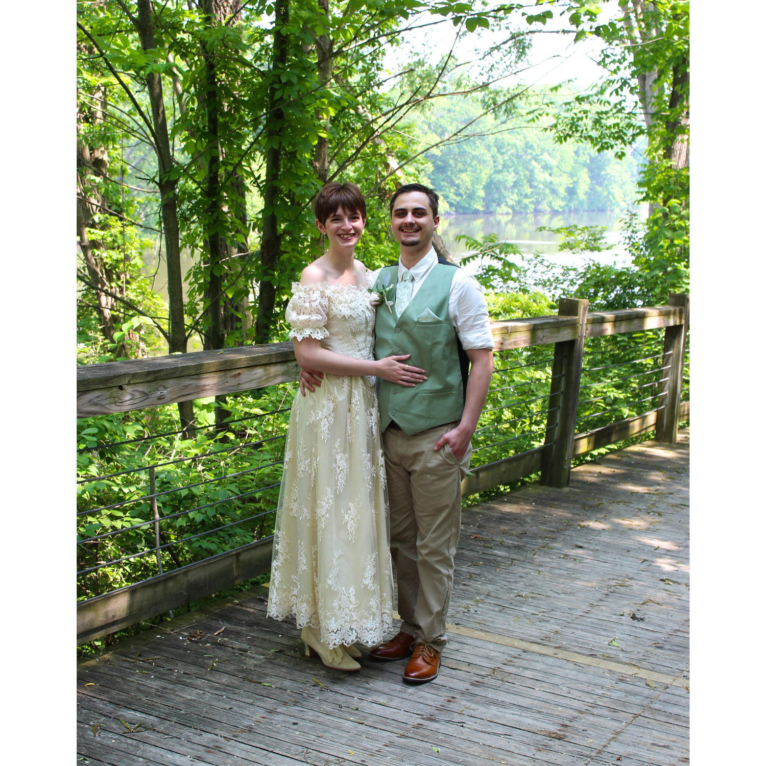 June 6, 2025: Logan and Emiley tied the knot at the Eaton County Courthouse in Charlotte, MI.