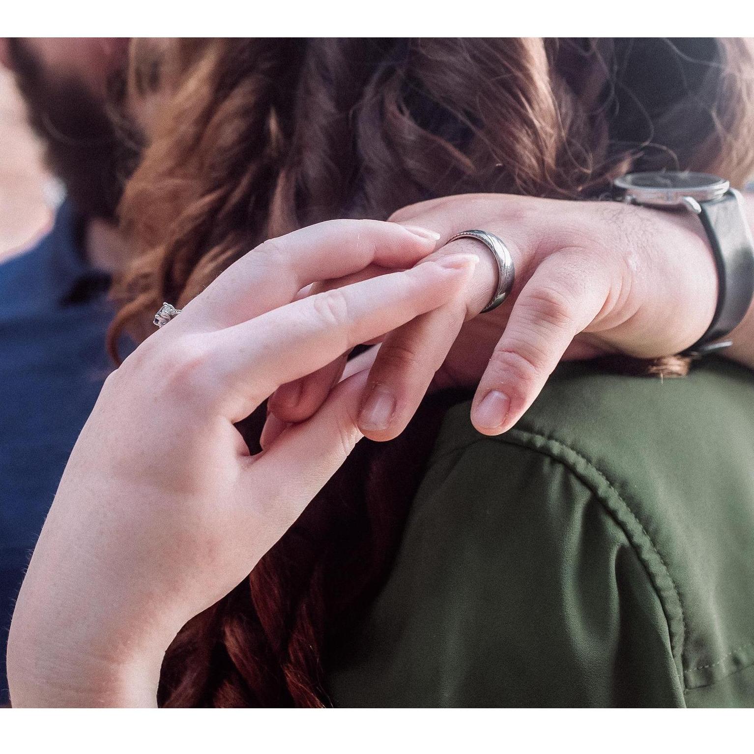 This photo highlights his ring
