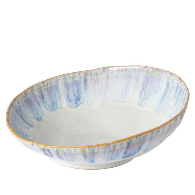 Costa Nova Brisa Stoneware Serving Bowl, 9" - Ria Blue