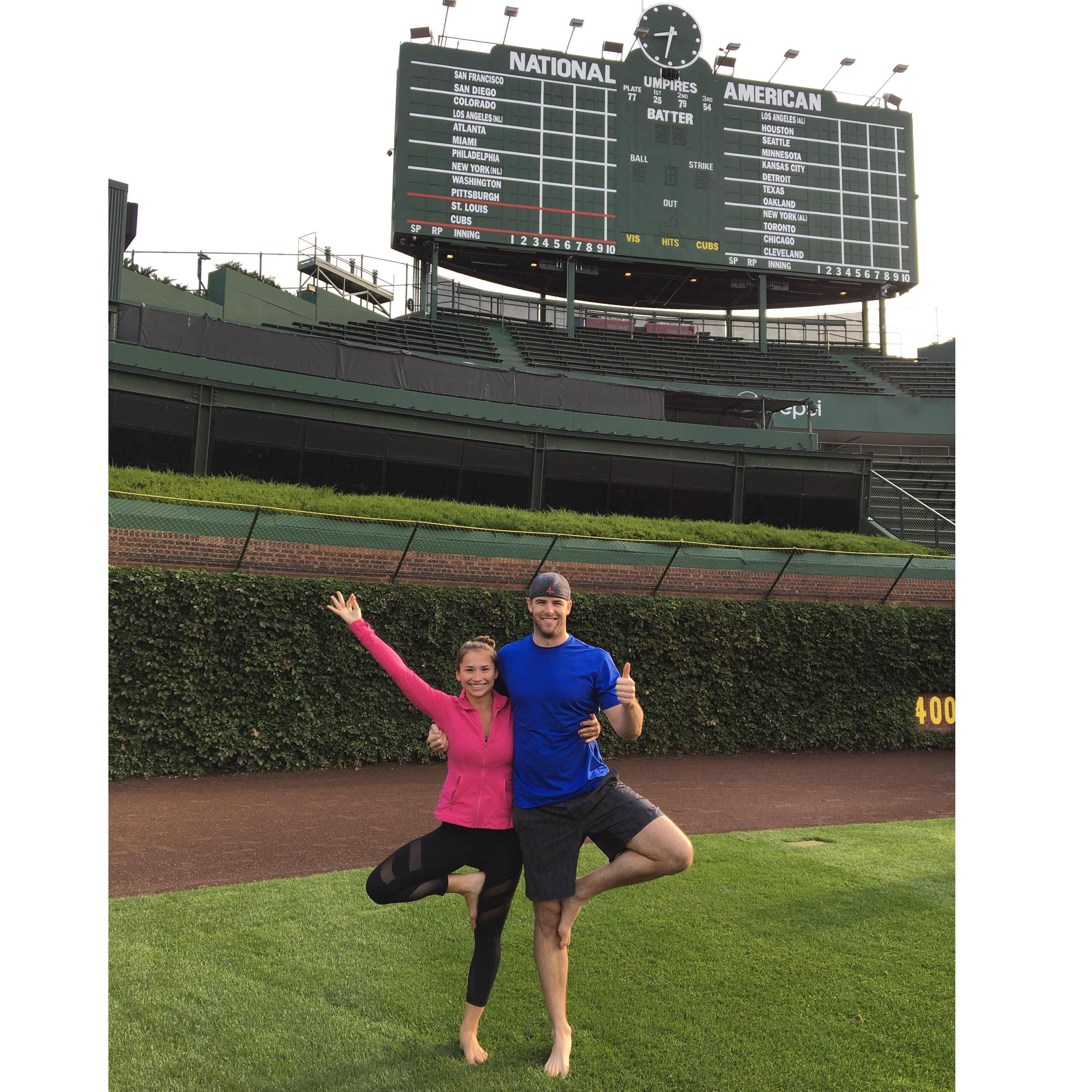 Yoga at Wrigley Field
09-25-16