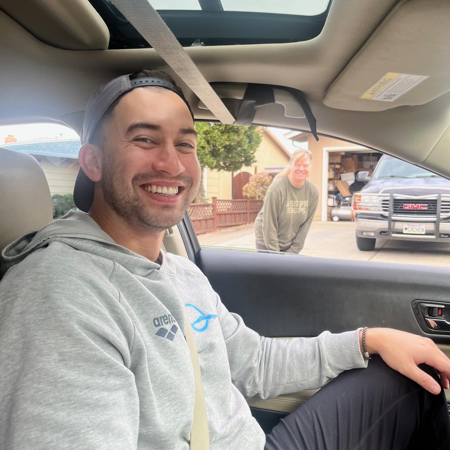 Leaving Auntie Val, Connor, and San Jose (December 2023)