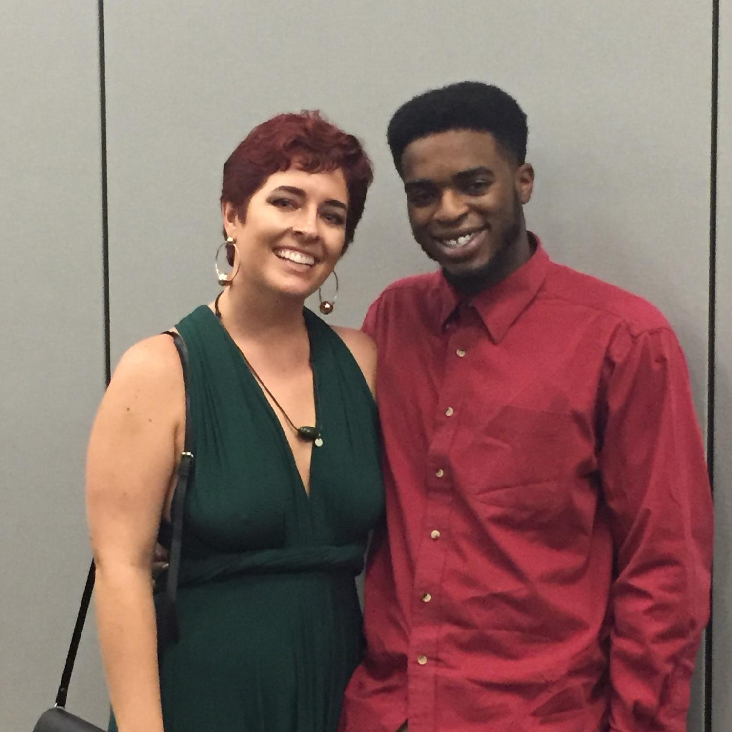 This is the first photo we got together. Yinka came to my cosmetology school graduation and introduced himself to so much of my family on this day :’)