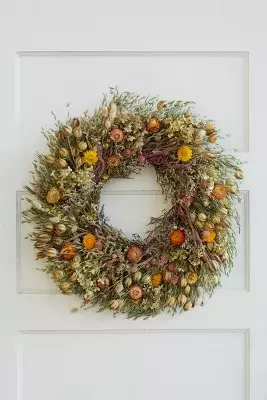 Preserved Meadow Petals Wreath