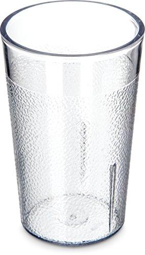 Carlisle 5501-8107 BPA Free Plastic Stackable Tumbler, 5 oz., Clear (Pack of 6)