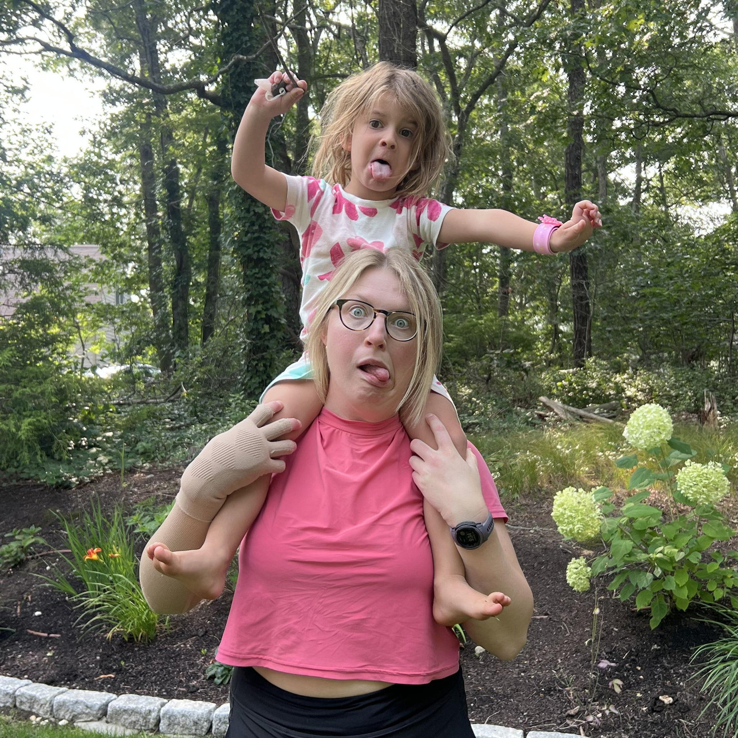 Cape Cod Trip 2025 - Lindsay + Sofia being silly