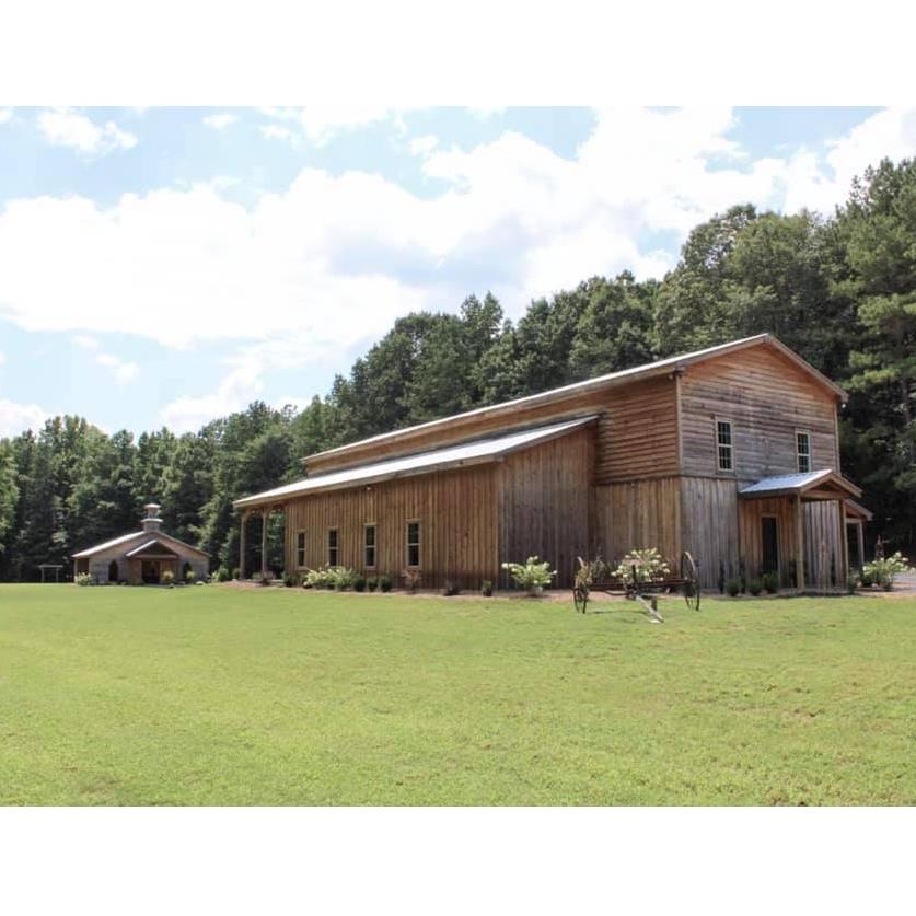 The reception barn and chapel