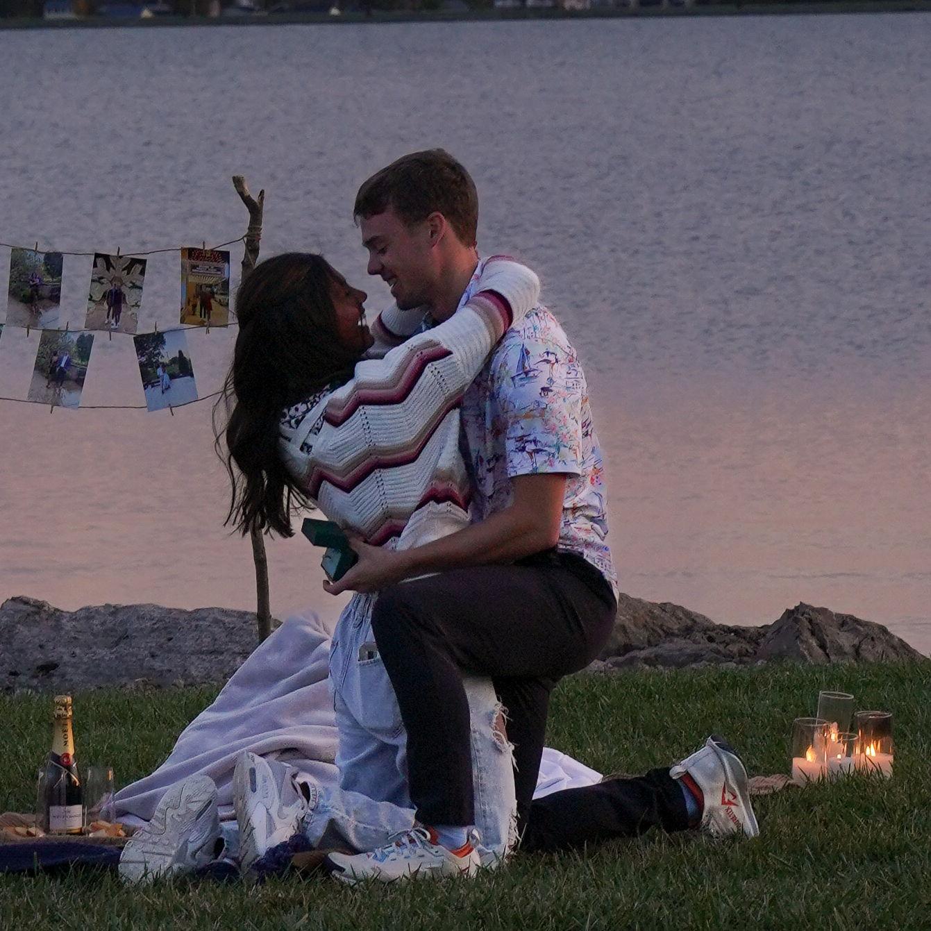 Where we got engaged!