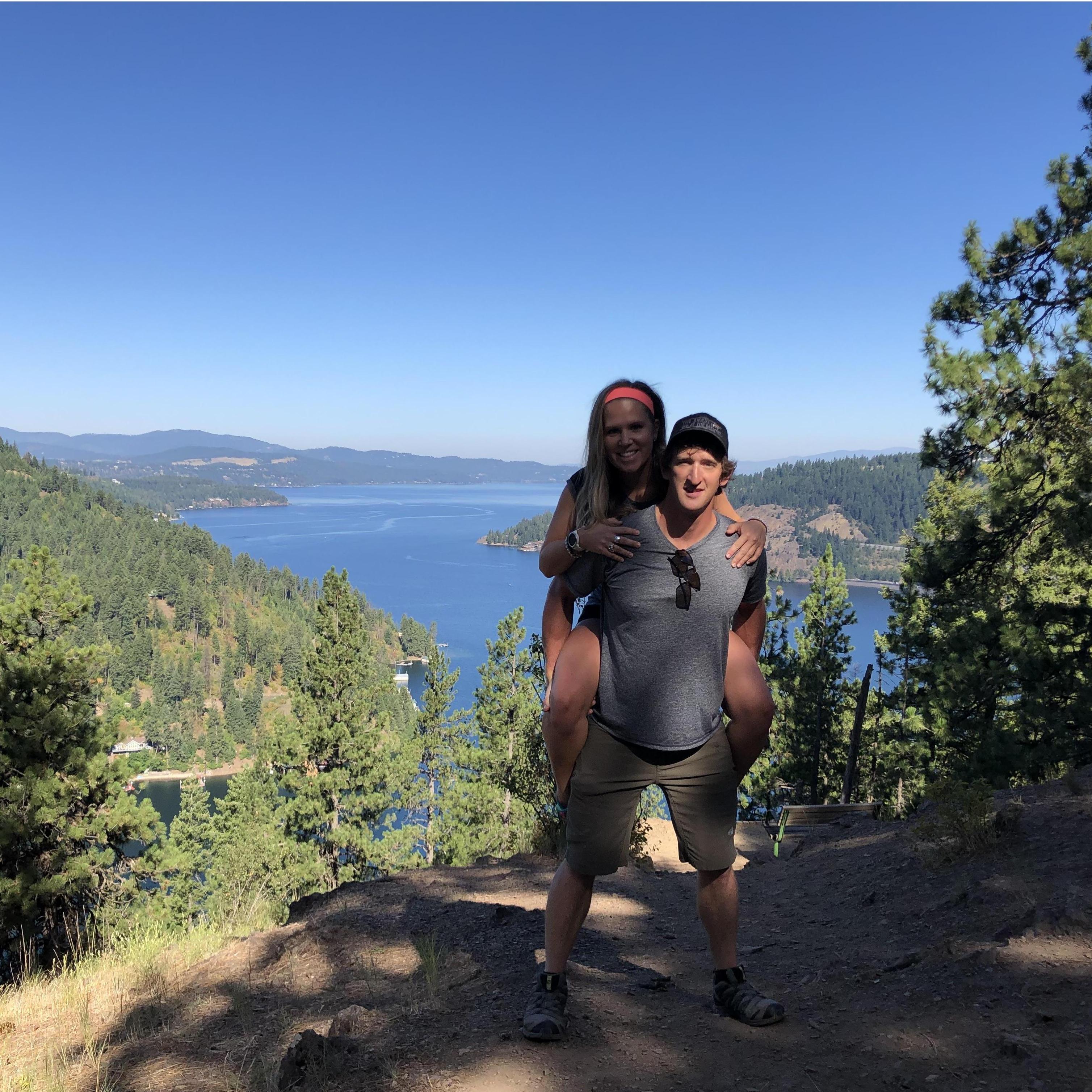 Hiking and exploring up in Coeur d'Alene Idaho