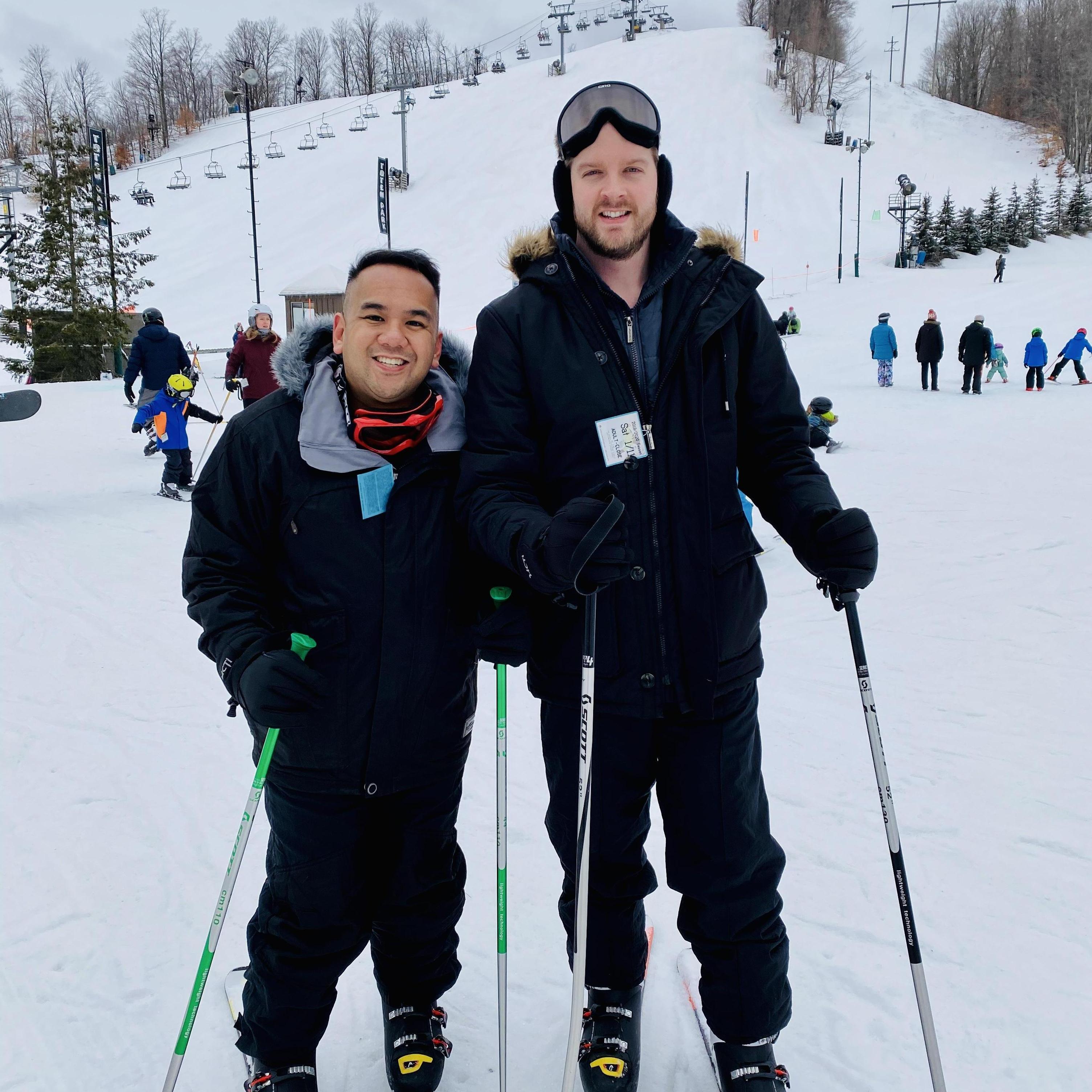 Skiing in Northern Michigan, January 2020