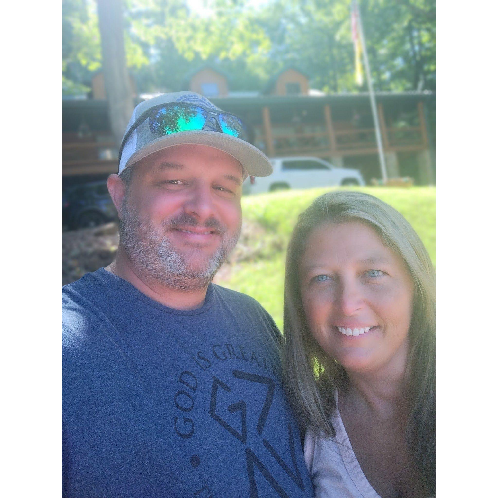 After "HE ASKED" and "SHE SAID, I DO"