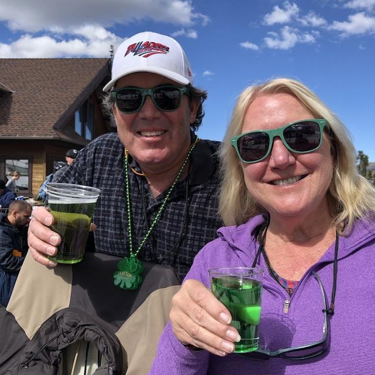 Green Beer, snow and fun with the Sargeants.