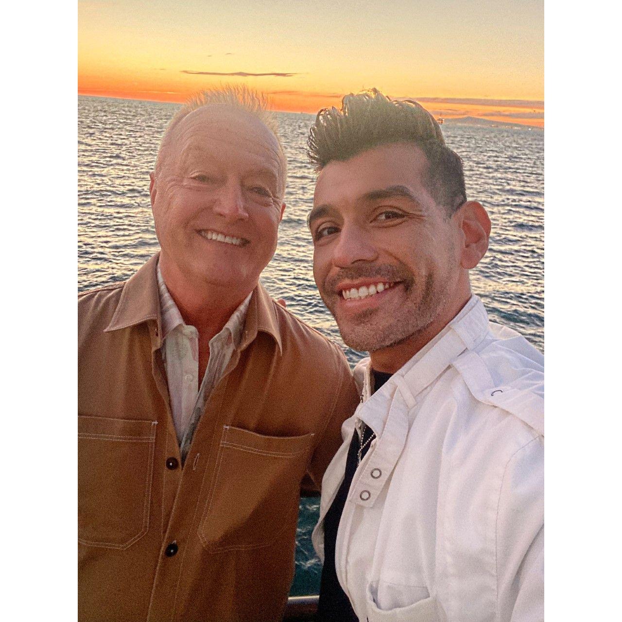 Walking the pier at sunset (Huntington Beach, CA. 2022)