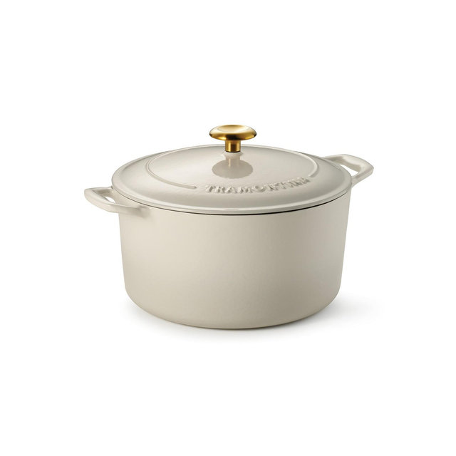 Tramontina Cast Iron 6.5-Quart Round Dutch Oven Pot with Lid