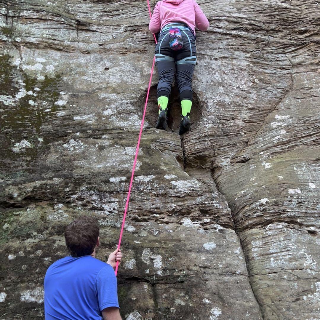 We have taken a few climbing trips to the gorge! Each time is an adventure!