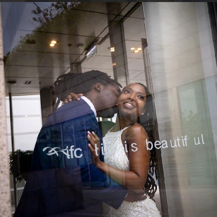 In the heart of China, he popped the question as the dazzling streets of Hong Kong bore witness
