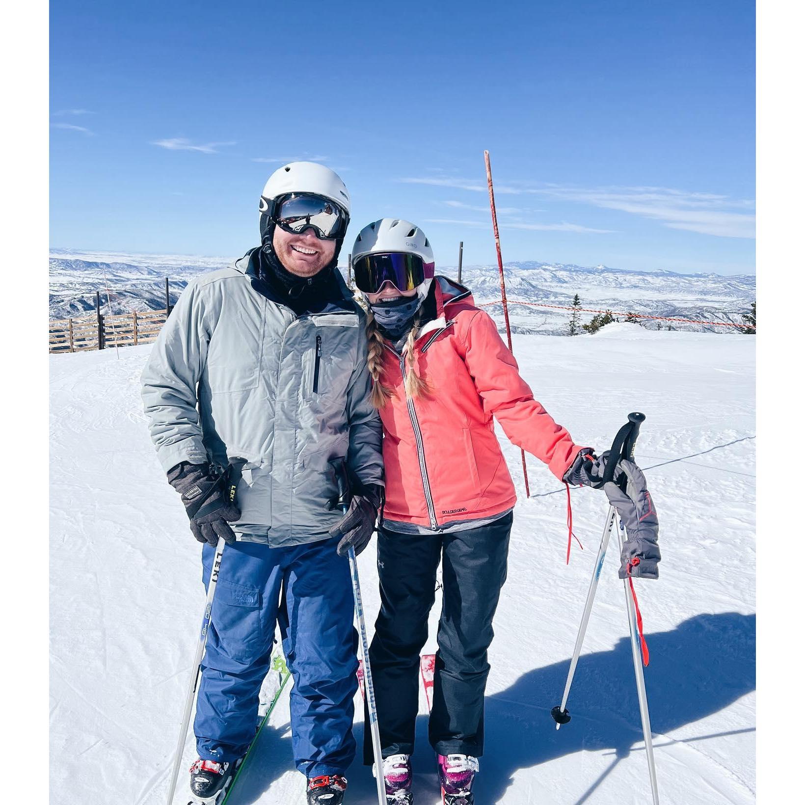 skiing is one of our favorite activities! 