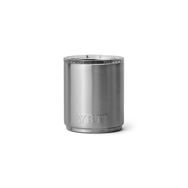 YETI Rambler 10 oz Ceramic Lined Lowball 2.0, Vacuum Insulated with MagSlider Lid, Stainless