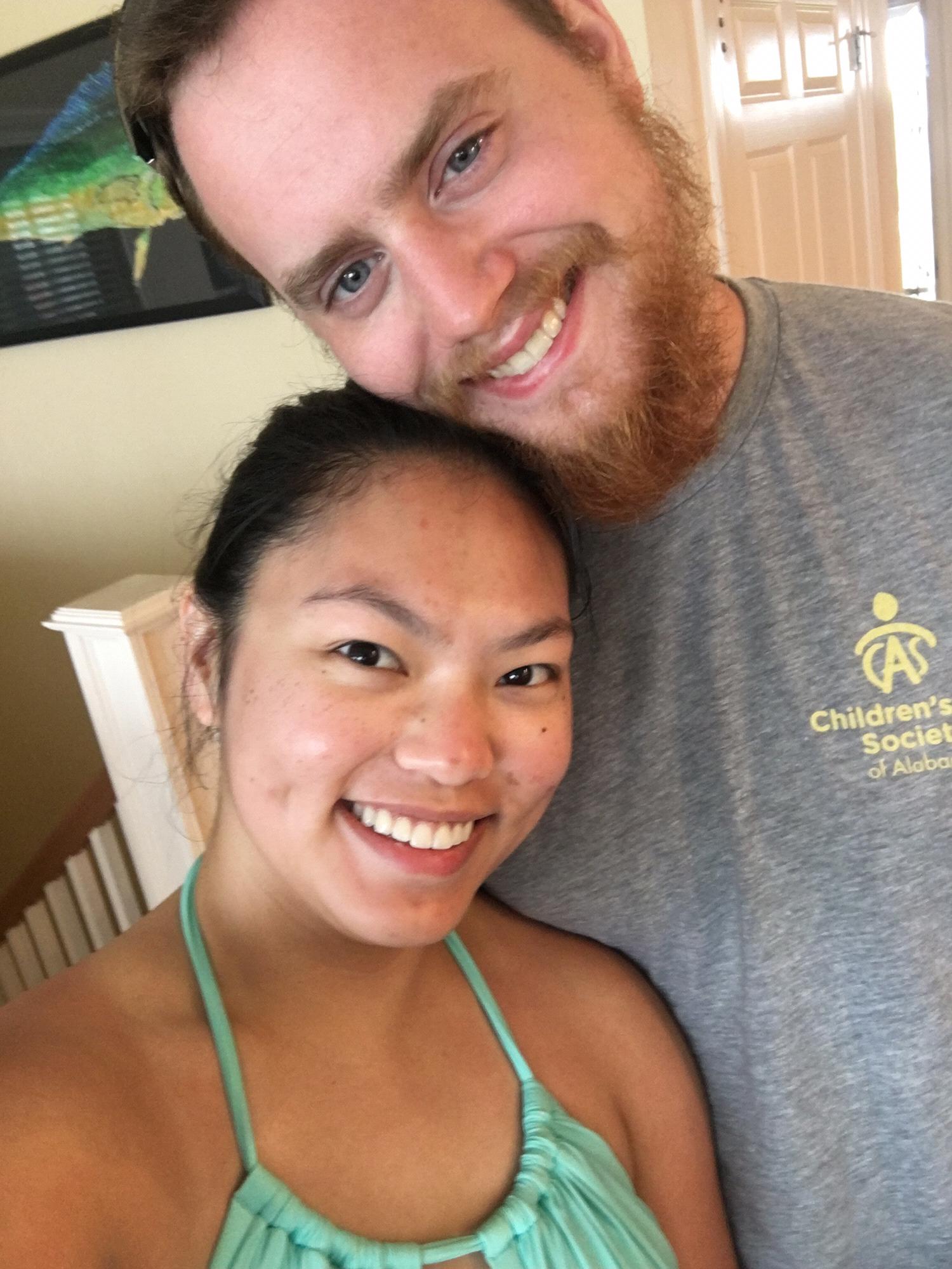 Beach Selfie! First road trip together to the beach in Florida.