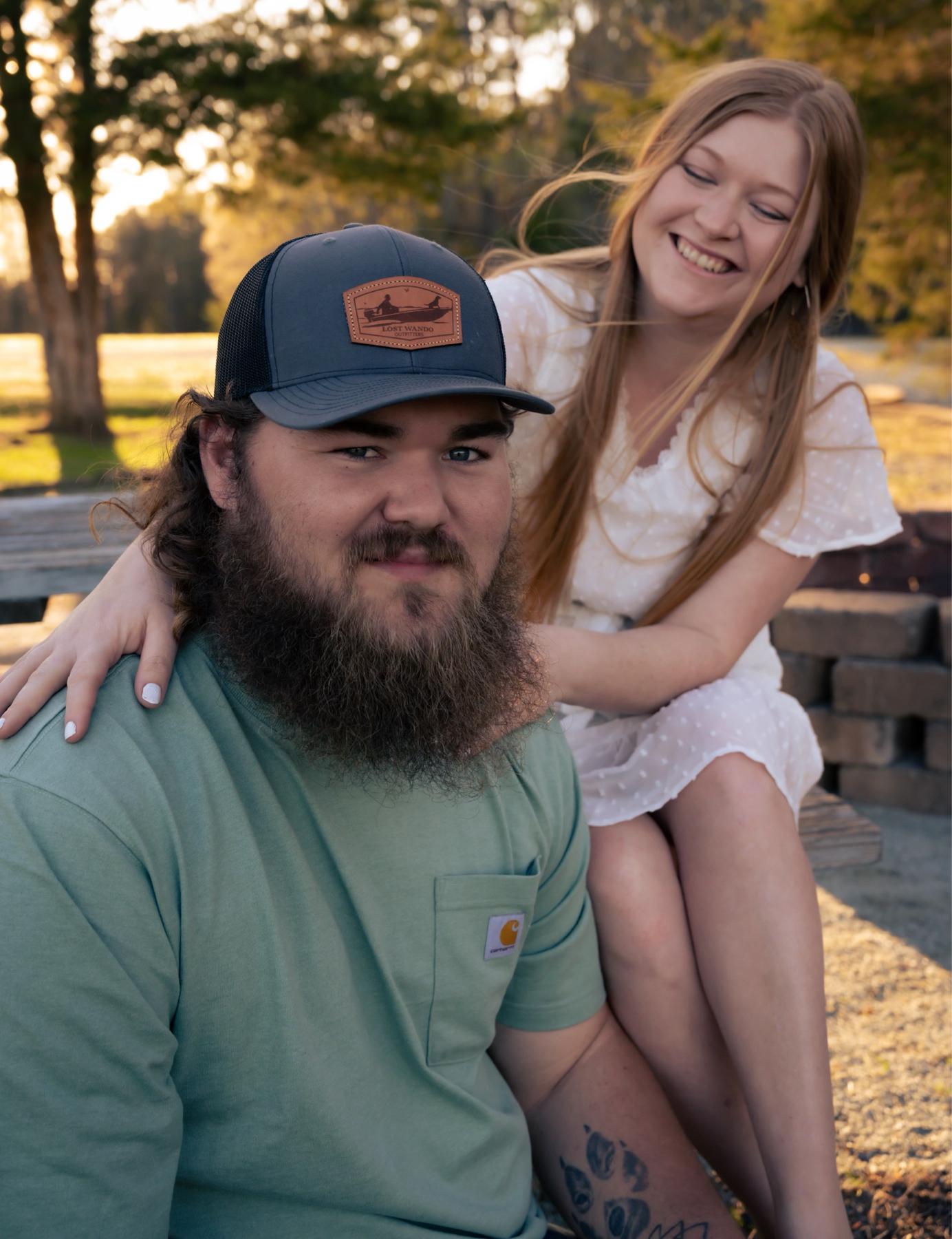 He tooted so she laughed.