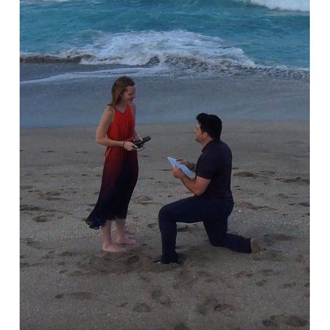 Right before the wave hits