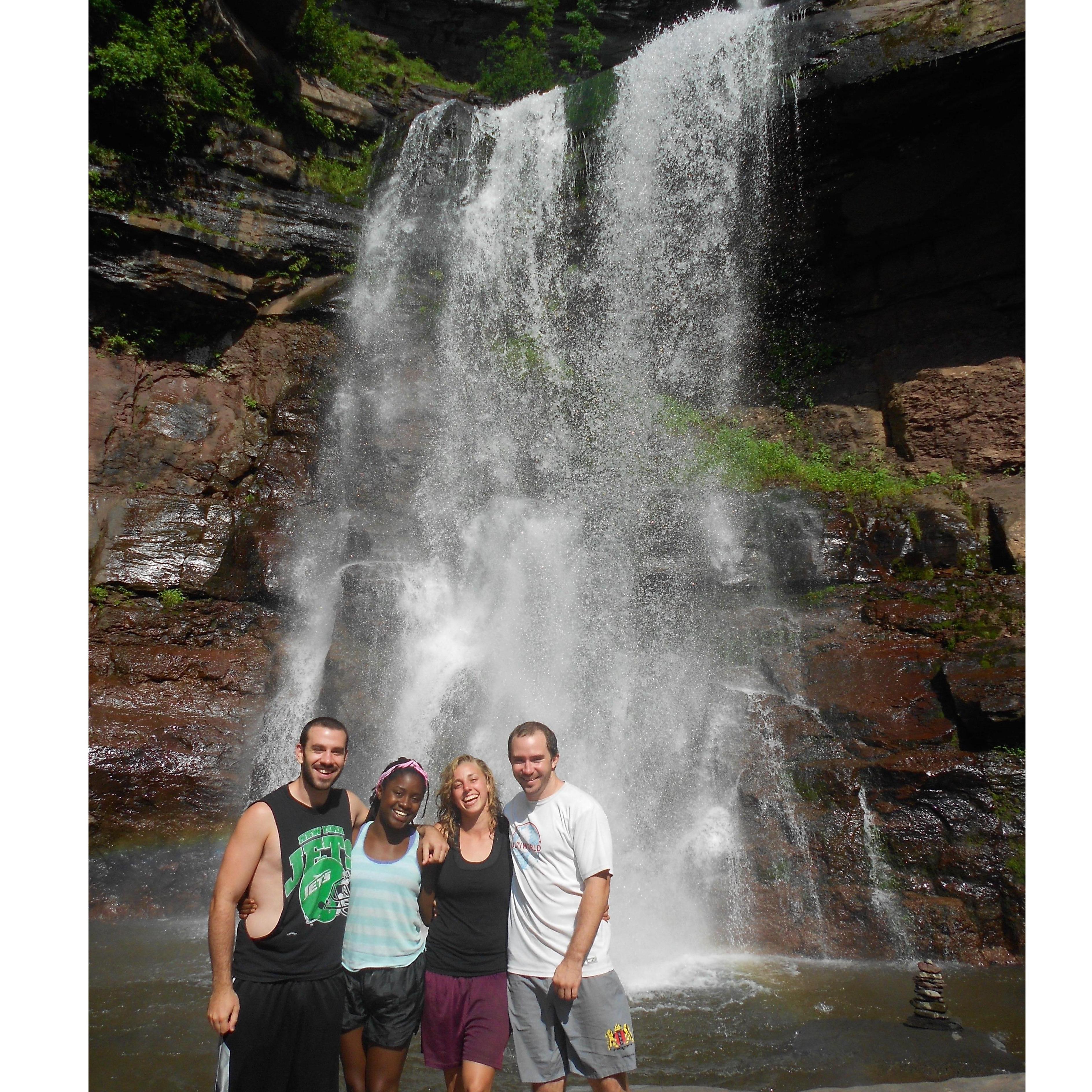 Eli, Anasa, Liz & Charlie - Kaaterskill Falls, June 2014