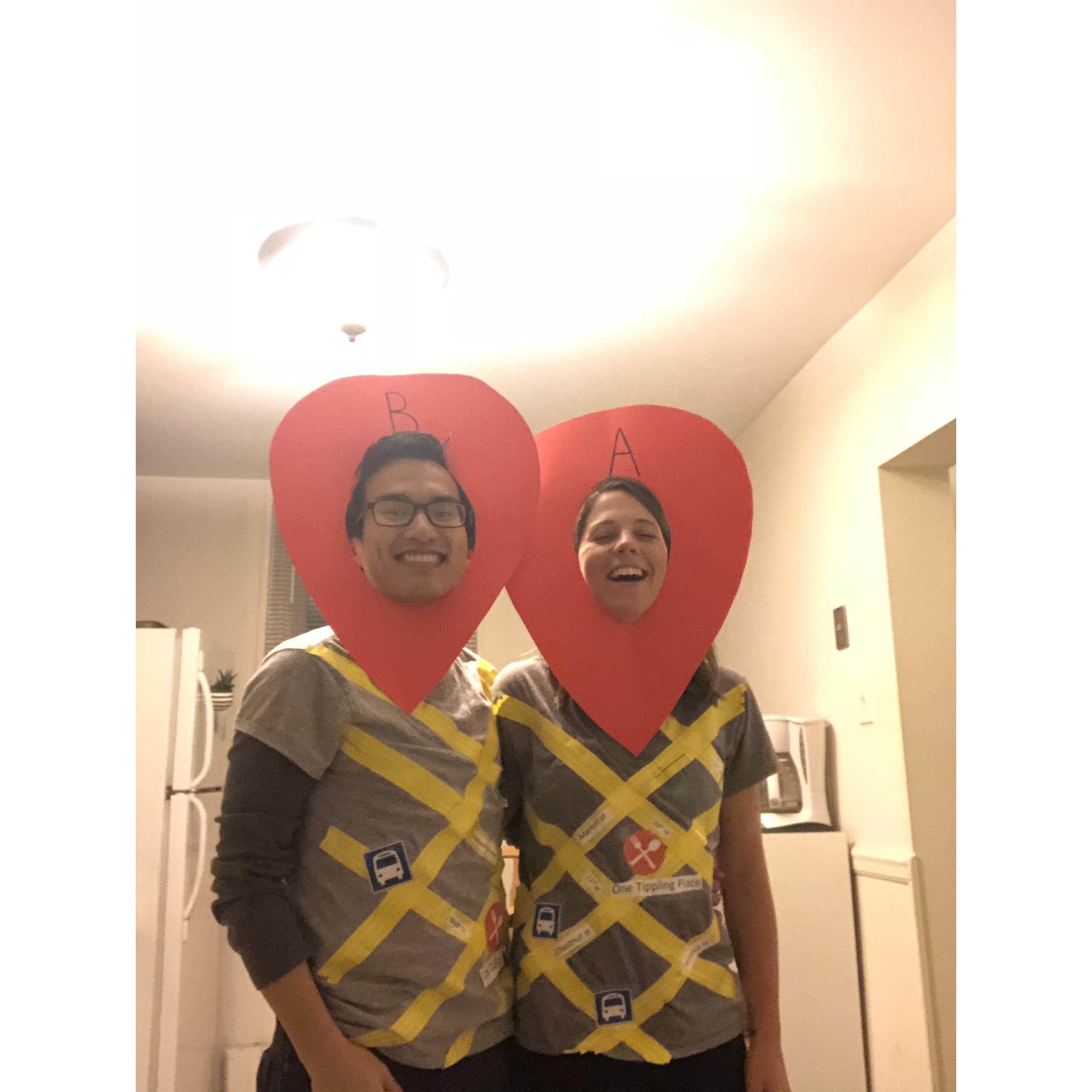 First, and last Halloween costume together, lol