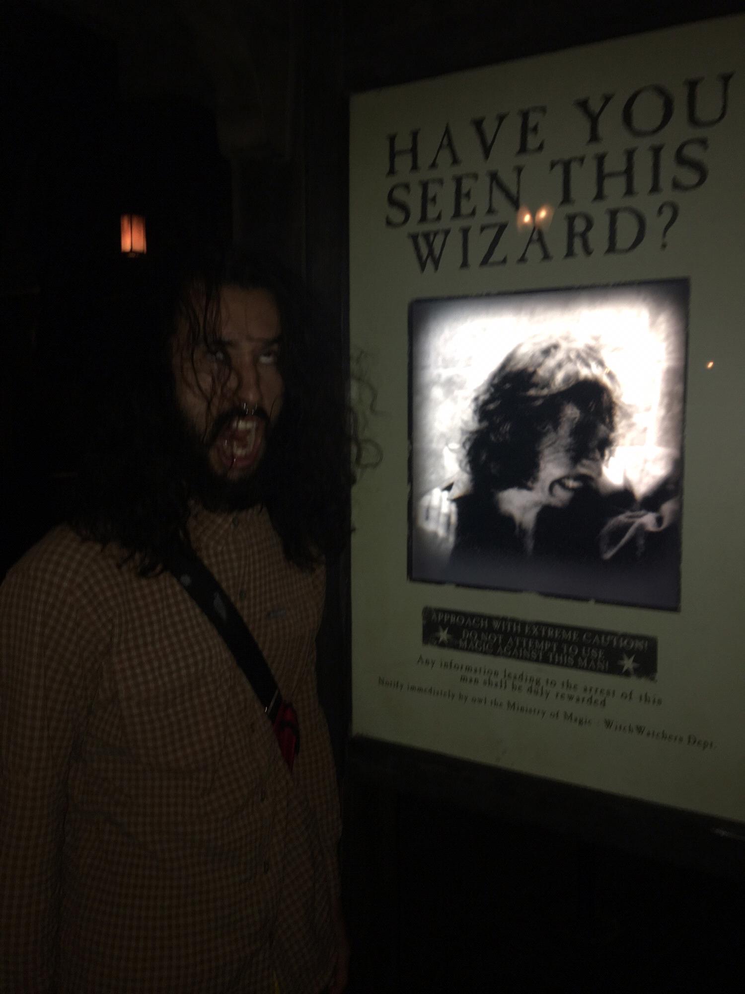 The Wizarding World of Harry Potter, where Dylan was almost sent to Azkaban on a case of mistaken identity!