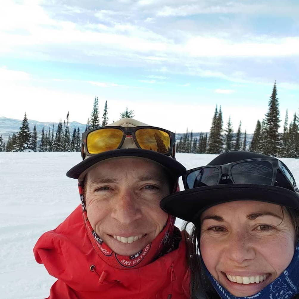 A nice afternoon sled-ski mission on Buffalo Pass.