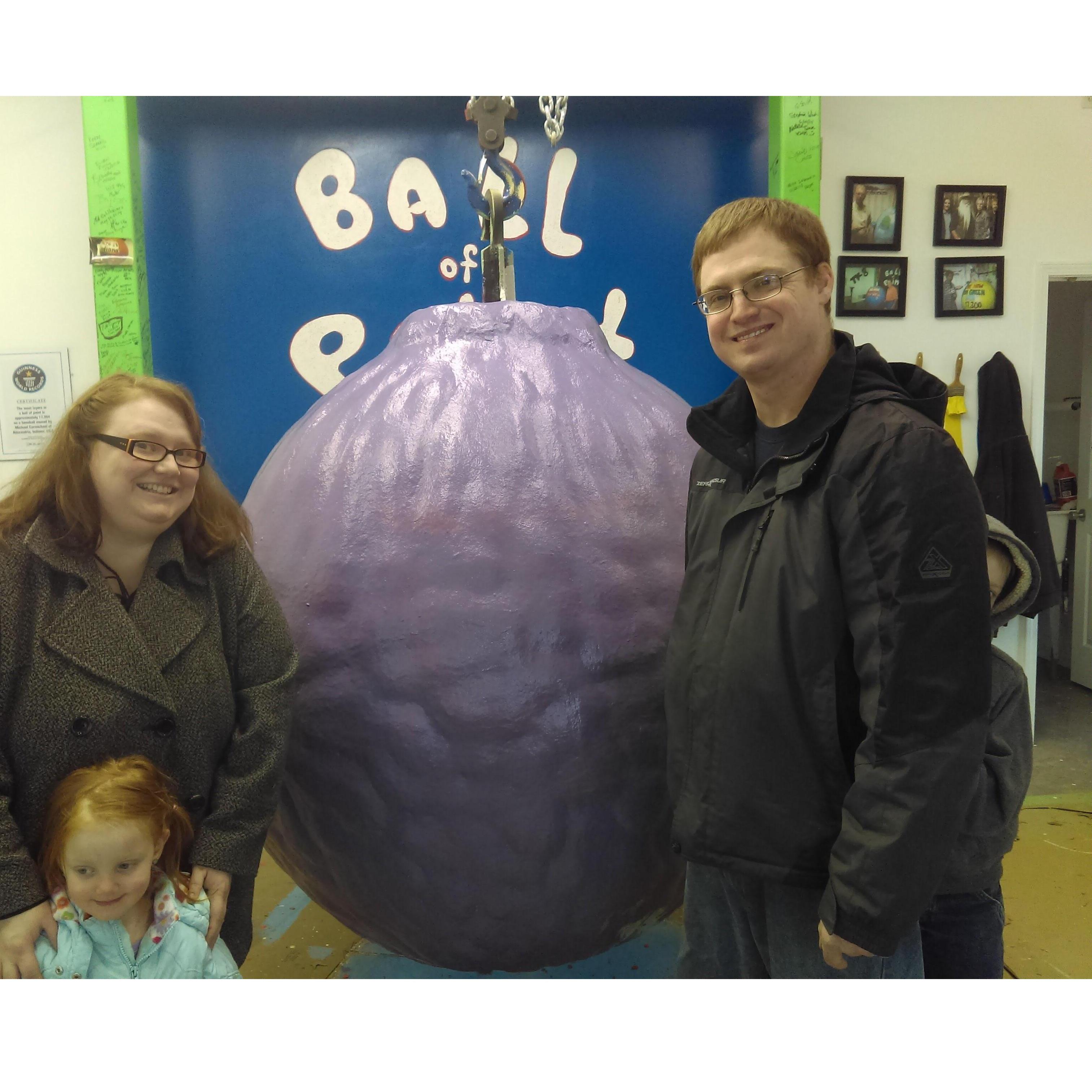 World’s largest ball of paint