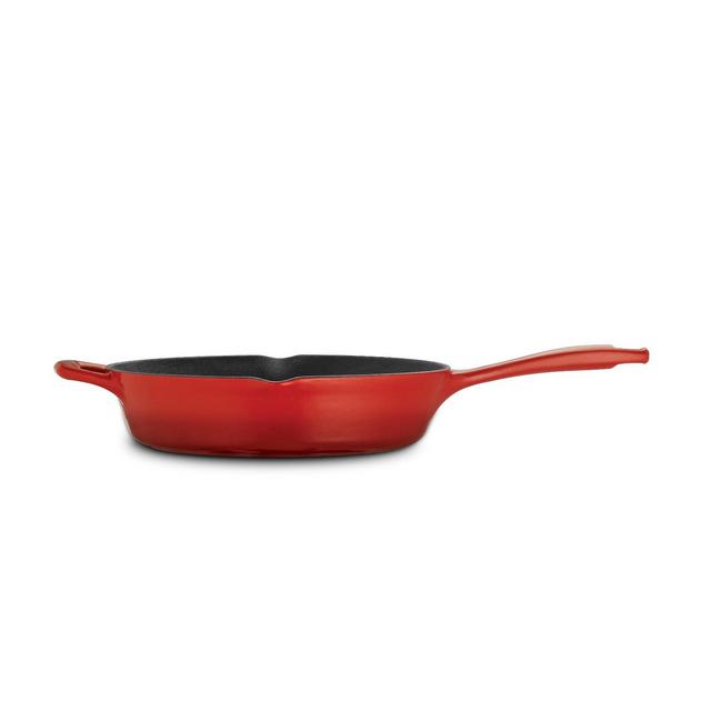 Tramontina Gourmet 10" Enameled Cast Iron Skillet Red