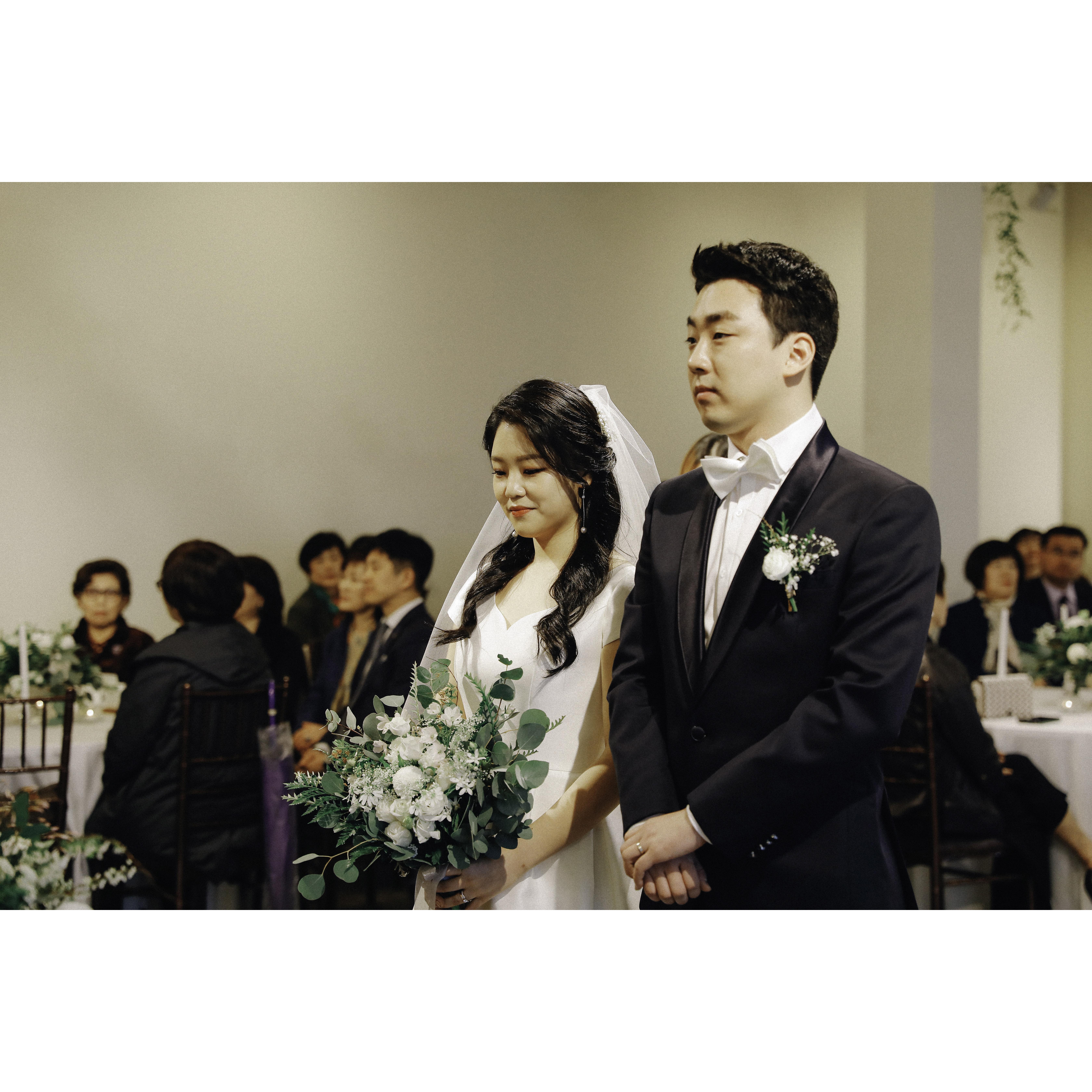 Wedding Ceremony In Korea. April. 17th. 2018