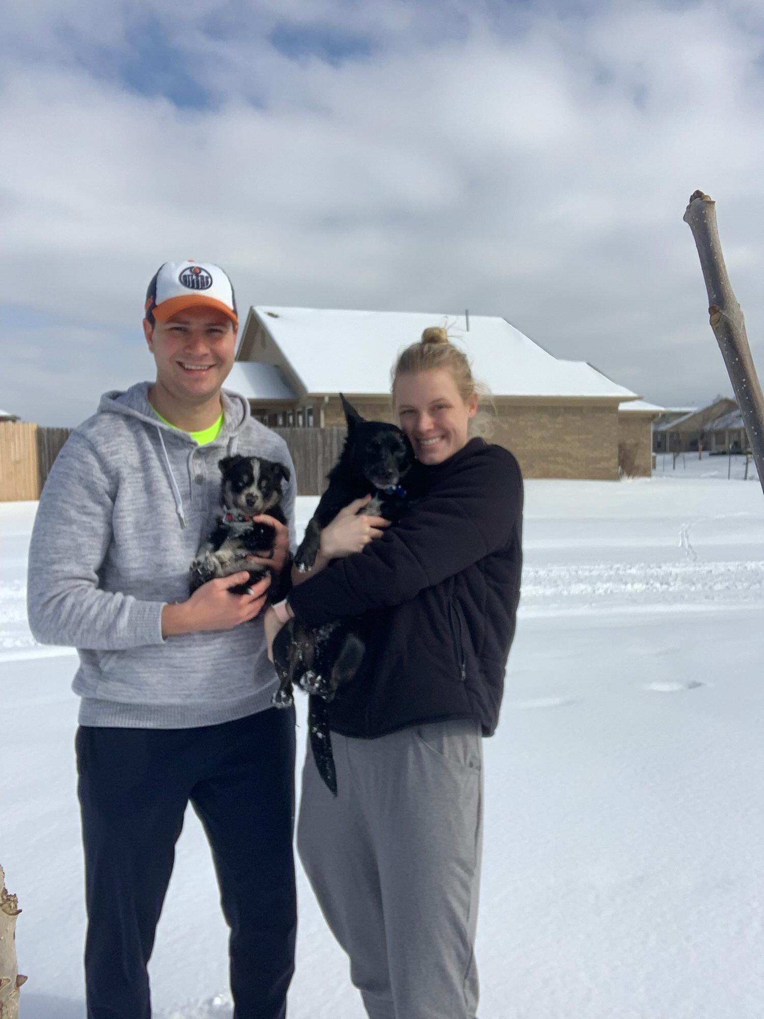 We added a new addition to our team! Bauer came to us through a rescue at 6 weeks old! He is a Boarder Collie and Australian Shepherd mix!