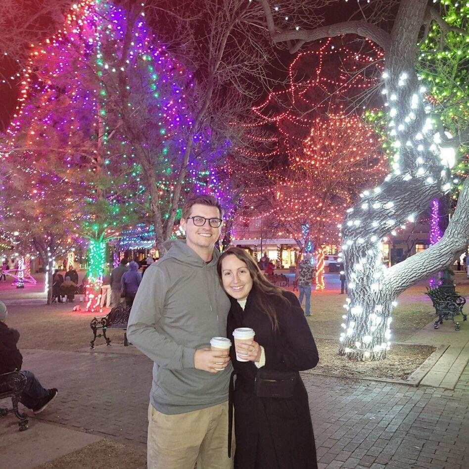 Christmas in Santa Fe (on the way home from Denver to Phoenix)