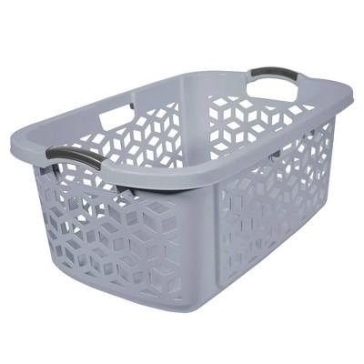 2 Bushel Stacking Laundry Basket Gray - Room Essentials™