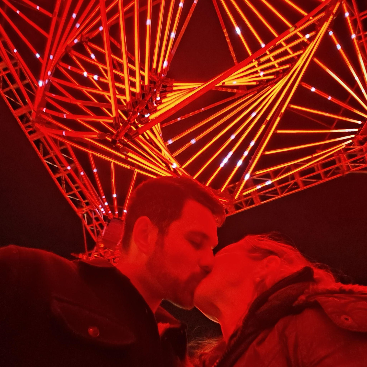 Kissing under the mistletoe
AKA the big world of winter Installation in 2025