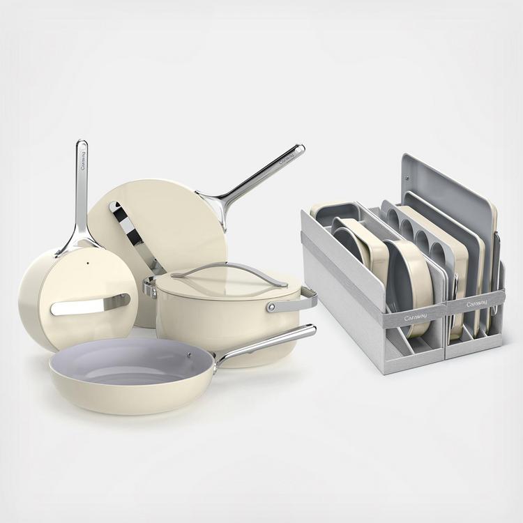 Caraway Home, Ceramic 18-Piece Cookware & Bakeware Set | Zola