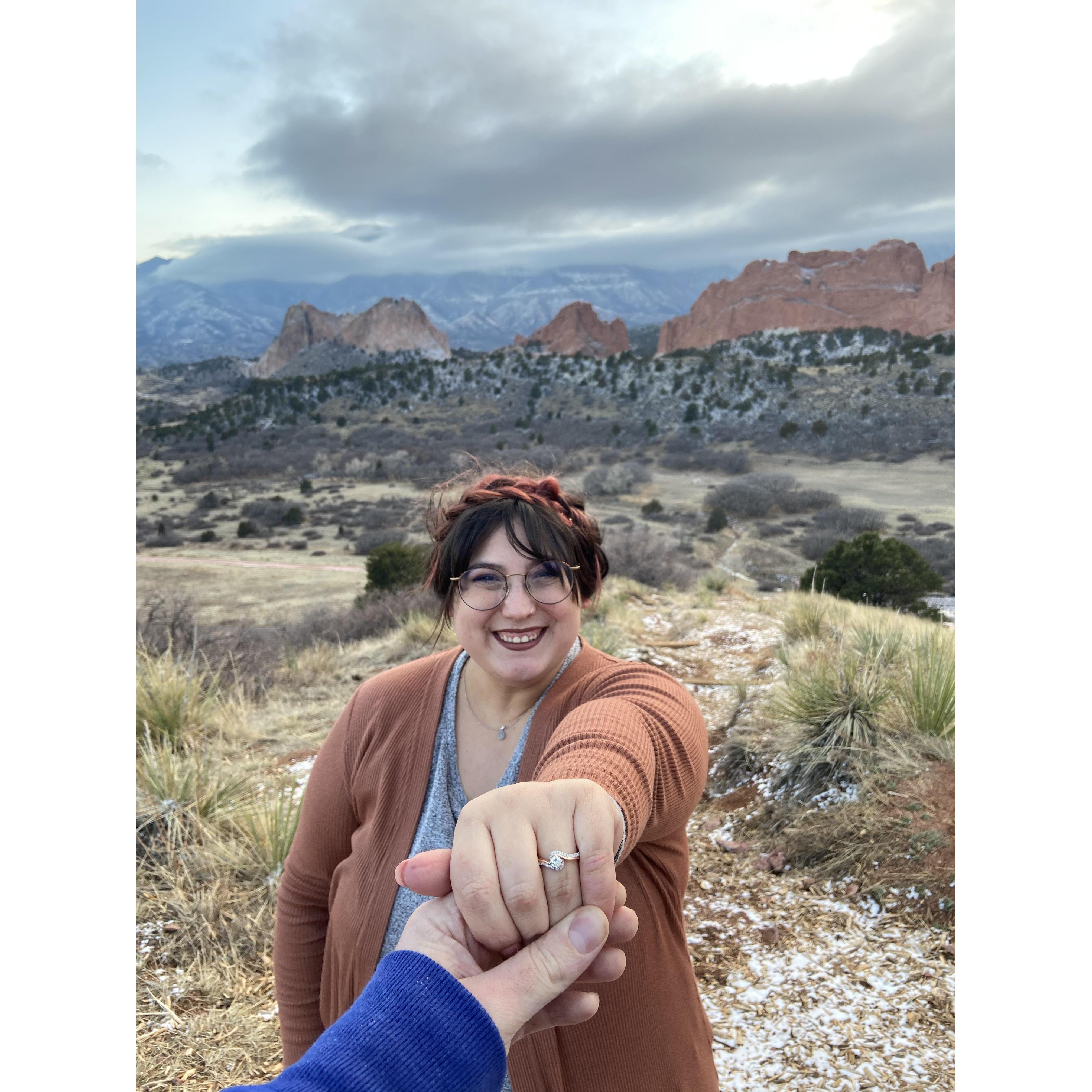 some pictures we took after engagement