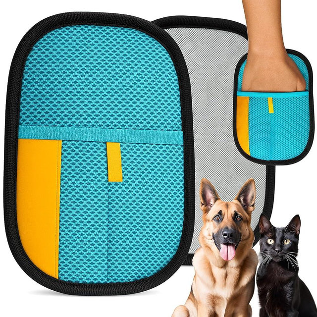 Uproot Clean Pet Hair Removal Tool Glove for Cats & Dogs: Infinitely-Reusable Electrostatic Pet Hair Remover Glove for Any Fabric - Cleans Furniture, Clothes, Car Upholstery, & More