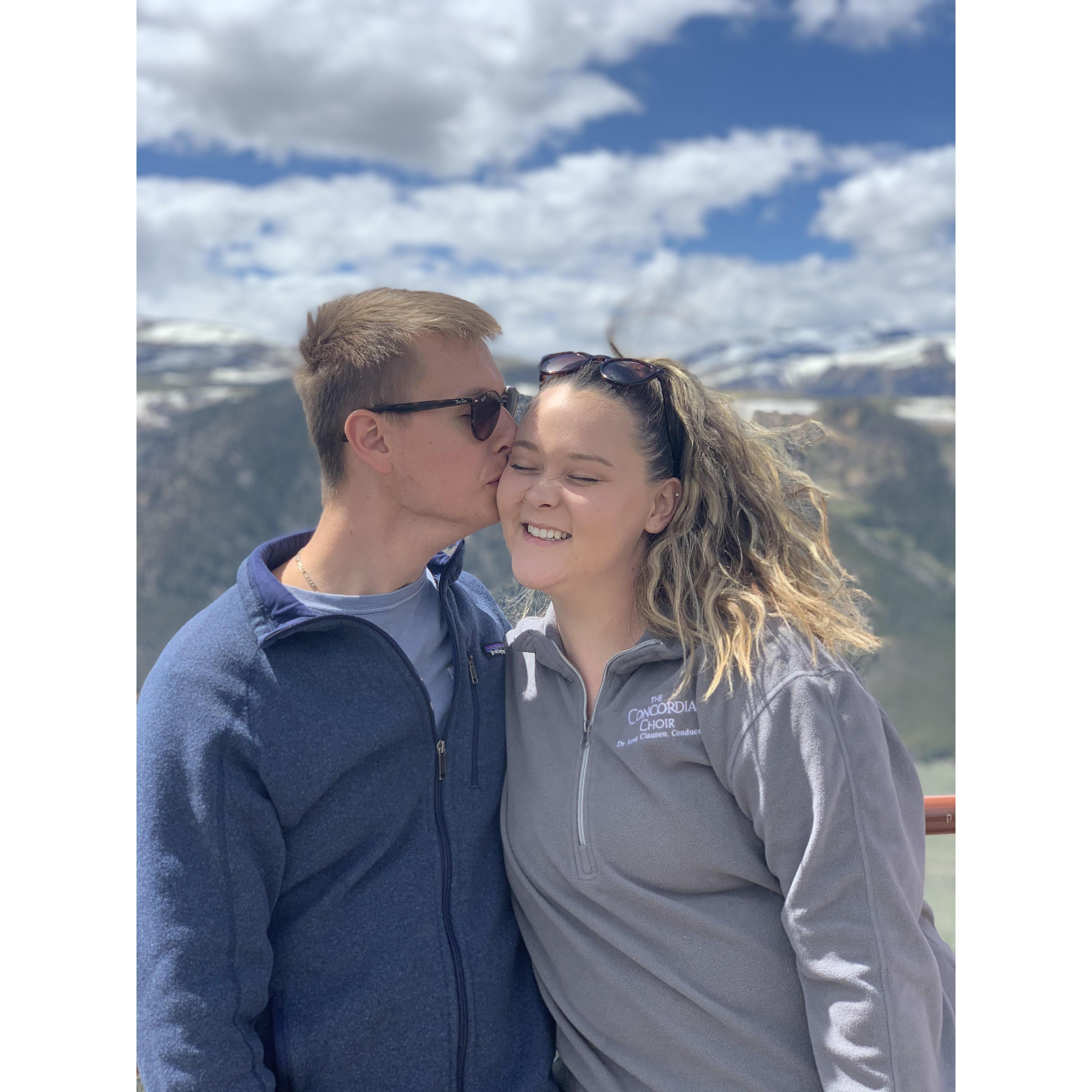 Mitch and Jordyn in one of their favorite spots in Montana.