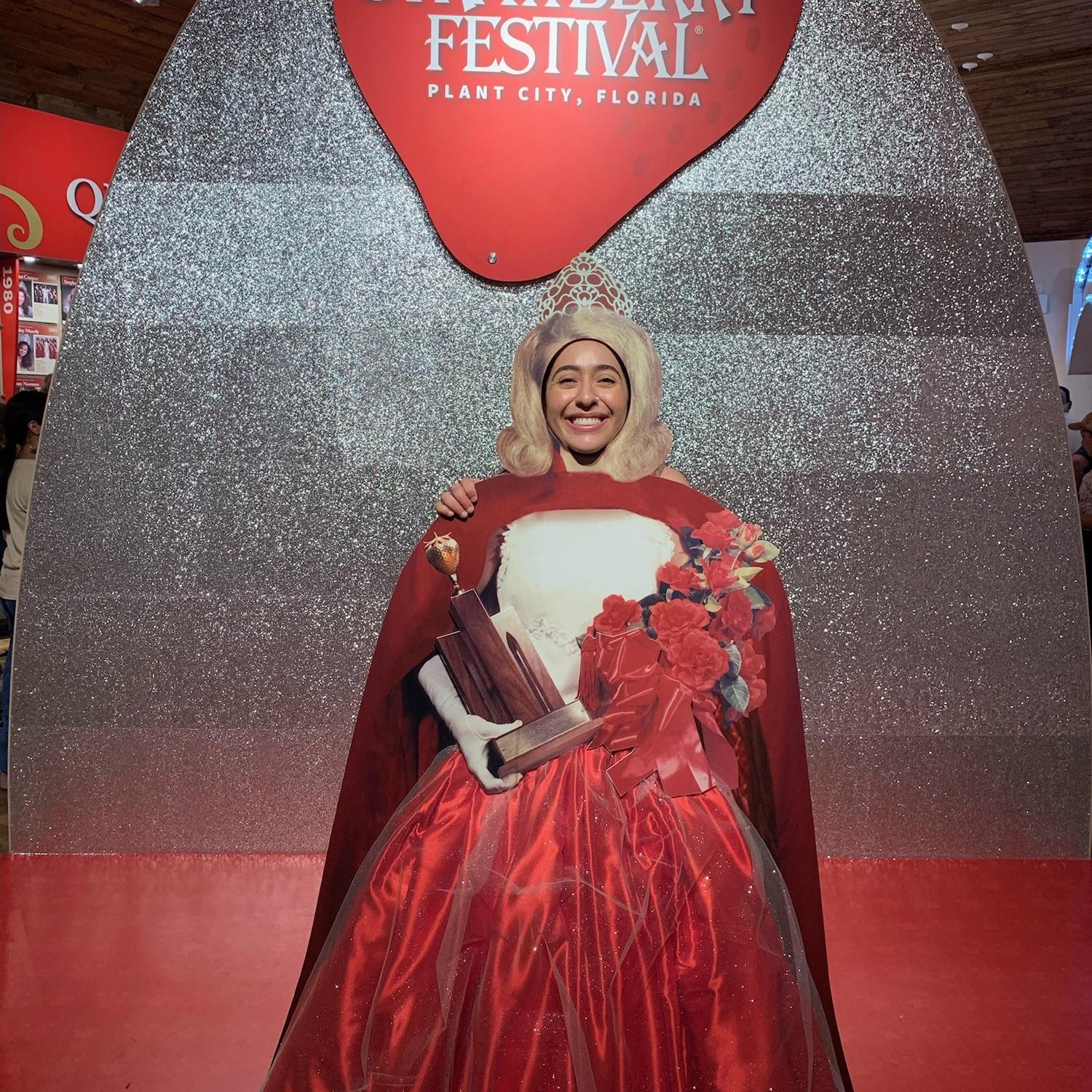 William’s strawberry girl in the strawberry festival