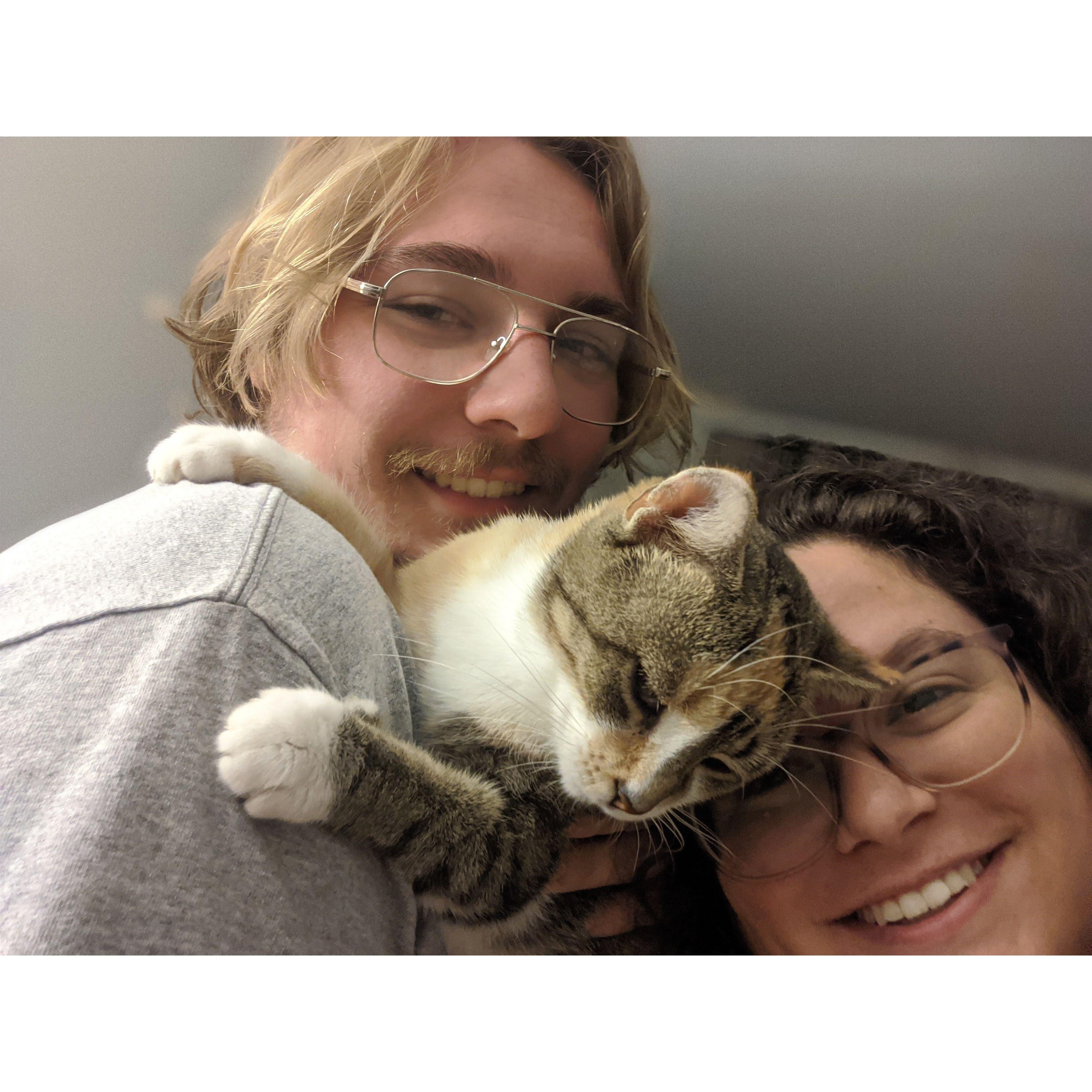 The day we adopted Herbie and Amelia (seen here) <3