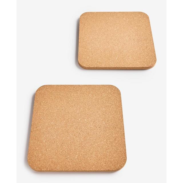 Arch Studio Set Of 2 Square Cork Trivets