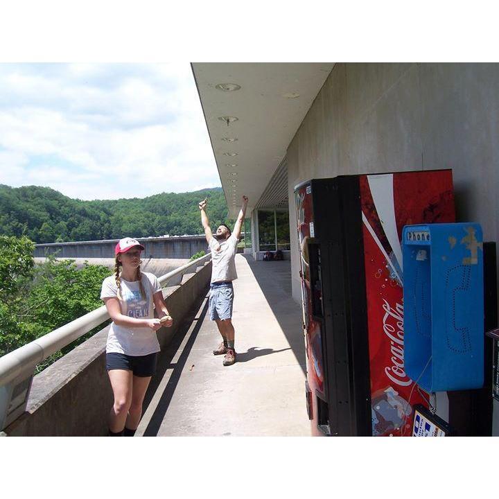 June 2010
The end of our Fontana Lake backpacking trip. We were excited for a soda, but turns out the machine was broken.