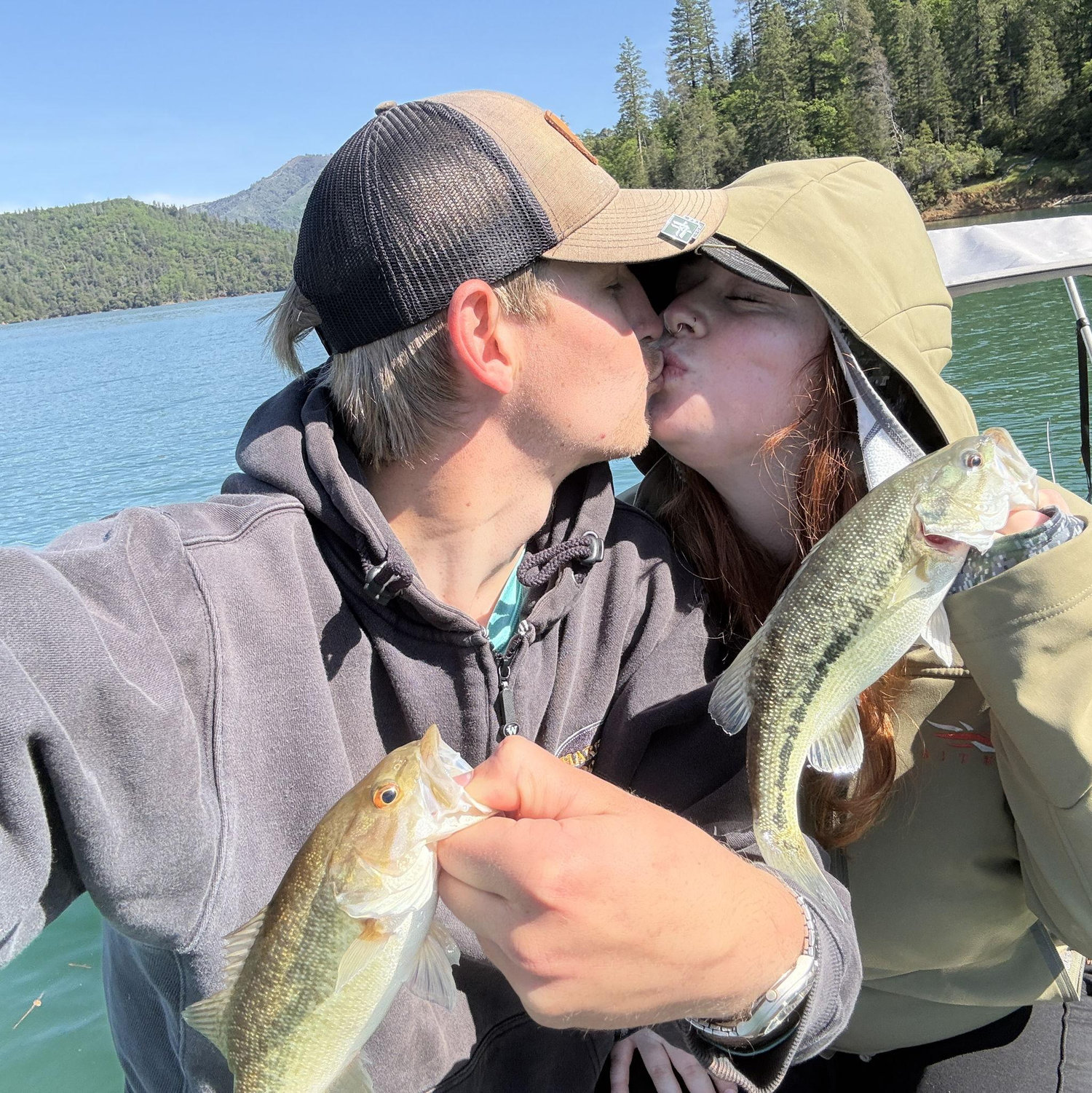 Double Hooked. Shasta Lake