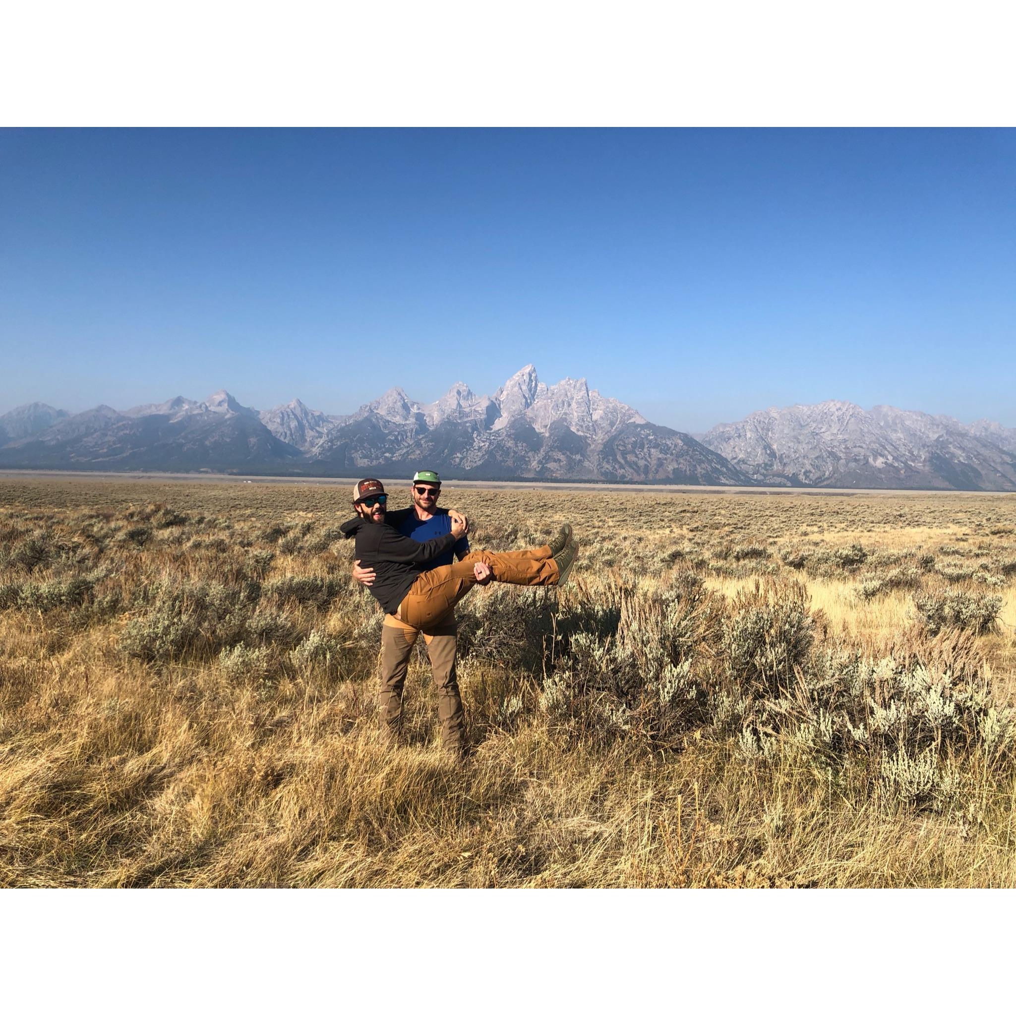 Posing in Front of Those Big Ol' Beautiful Teets!