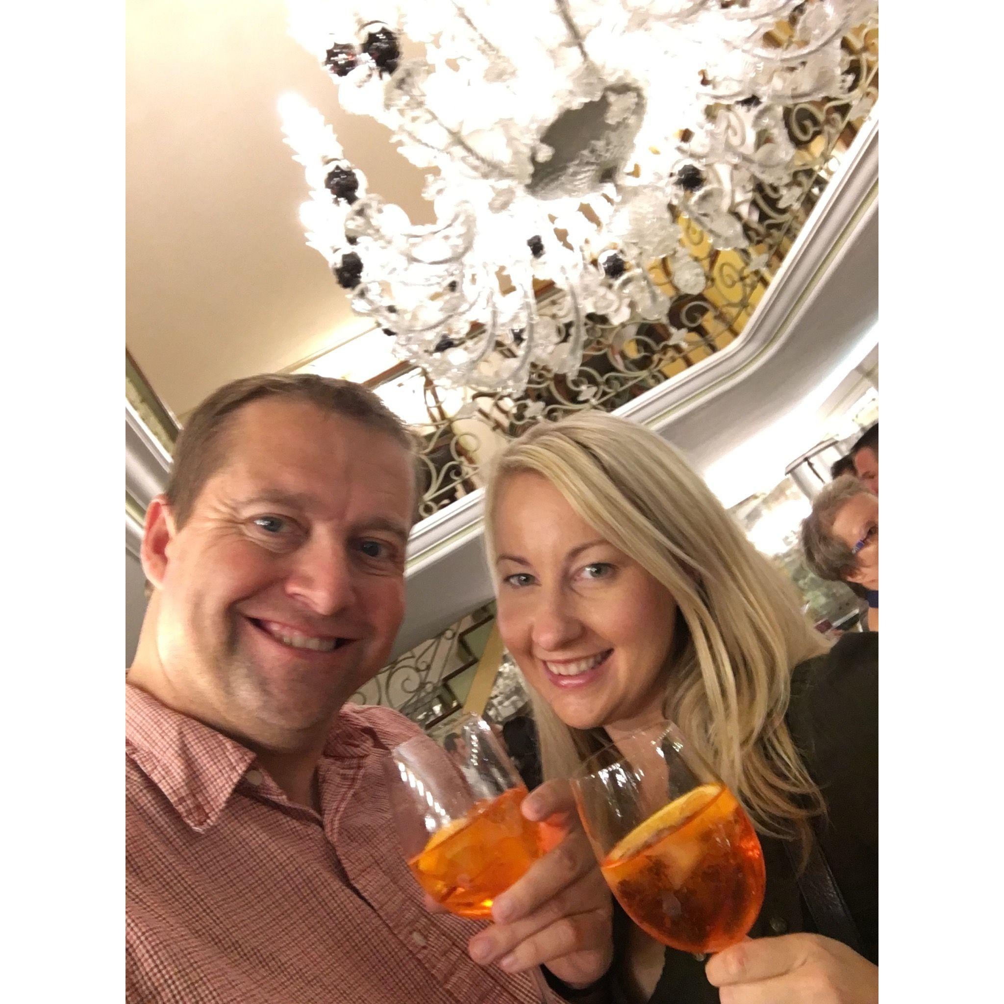 Aperol Spritzes in Venice, Italy! September 2016