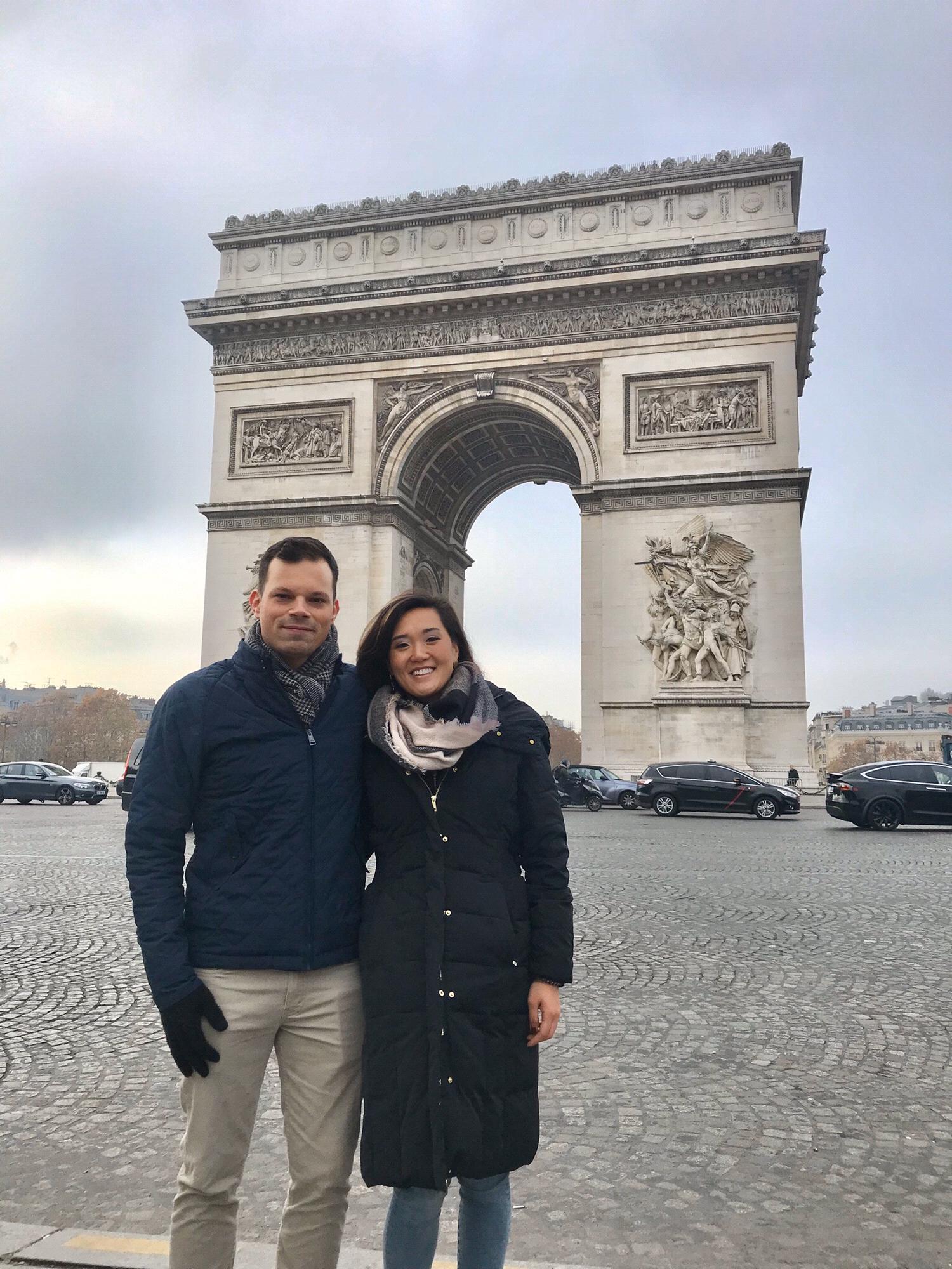 We ate our way through Paris during our first trip to Europe together