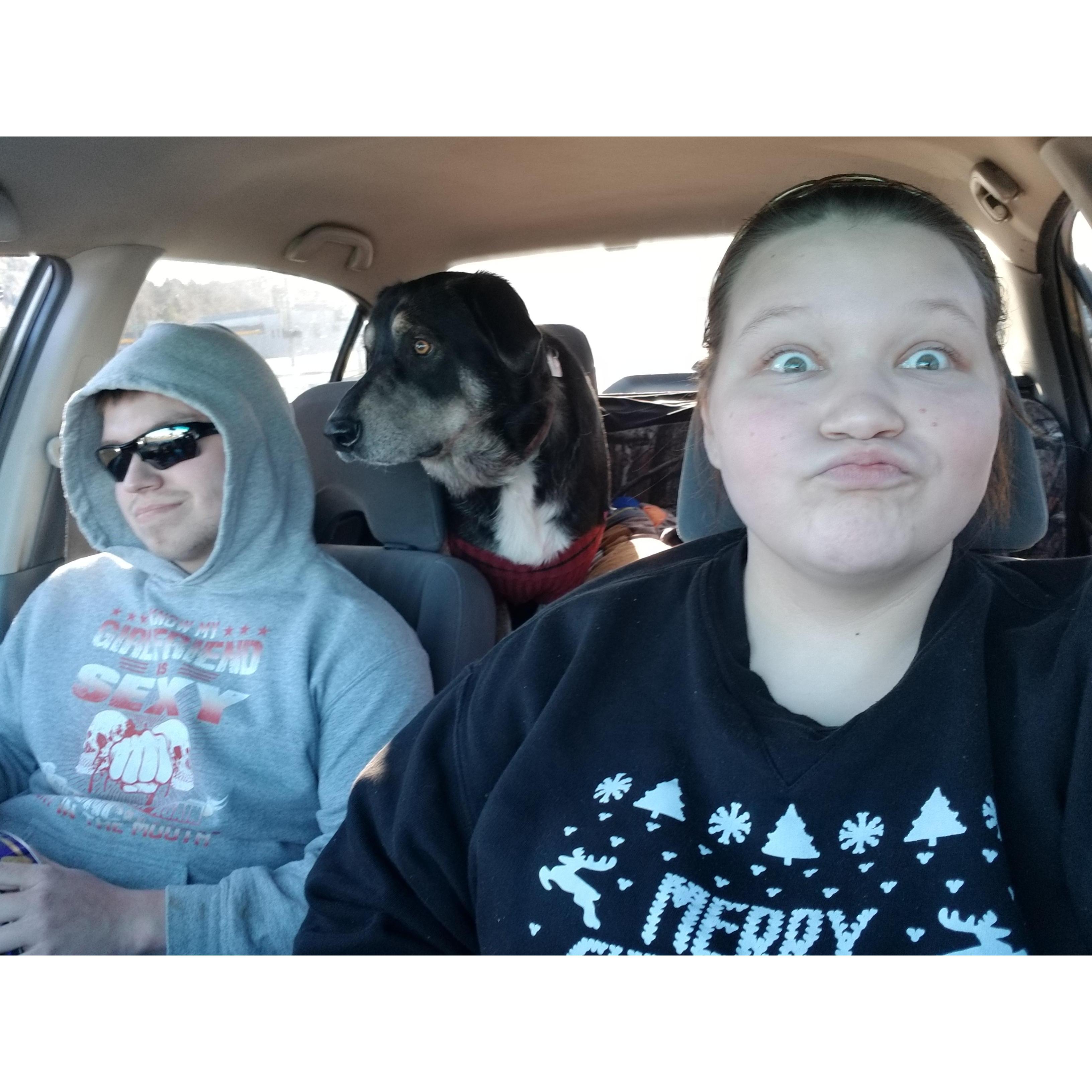 Christmas 2018 where we drove from Eugene to Roseburg to Coquille to Elkton back to Eugene in two days!